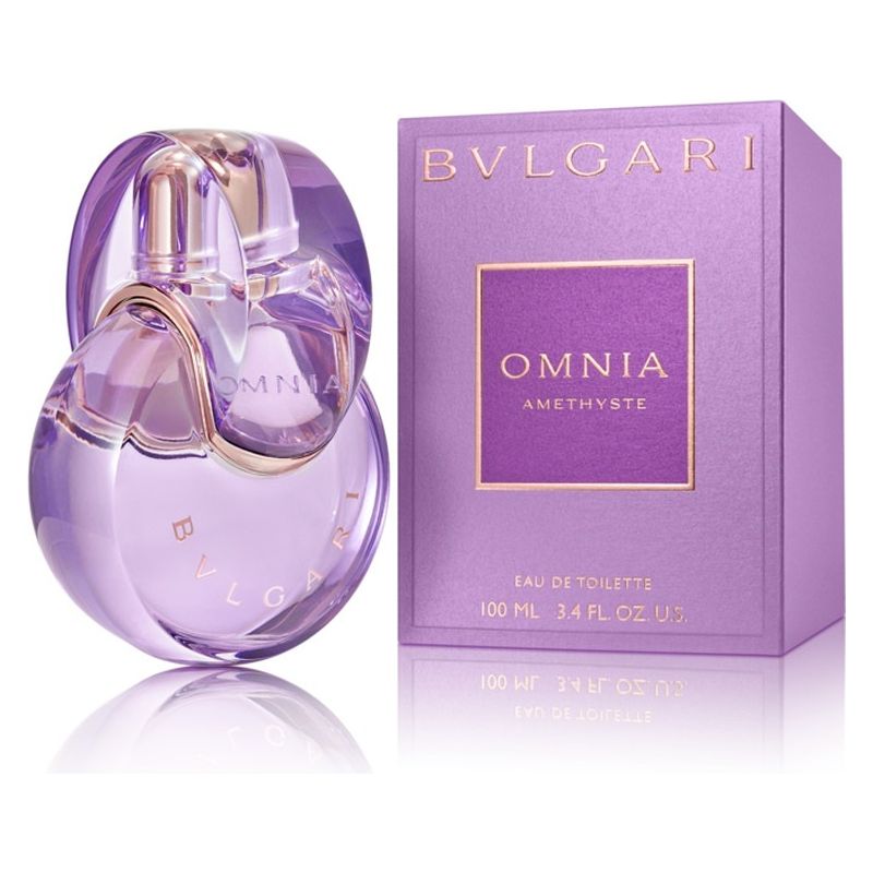 Bulgari Omnia Amethyste, Eau de Toilette Donna, 100 ml Spray, Fragranza Floreale Legnosa Muschiata, Profumo femminile elegante e delicato Bulgari Omnia Amethyste, Eau de Toilette Donna, 100 ml Spray, Fragranza Floreale Legnosa Muschiata, Profumo femminile elegante e delicato