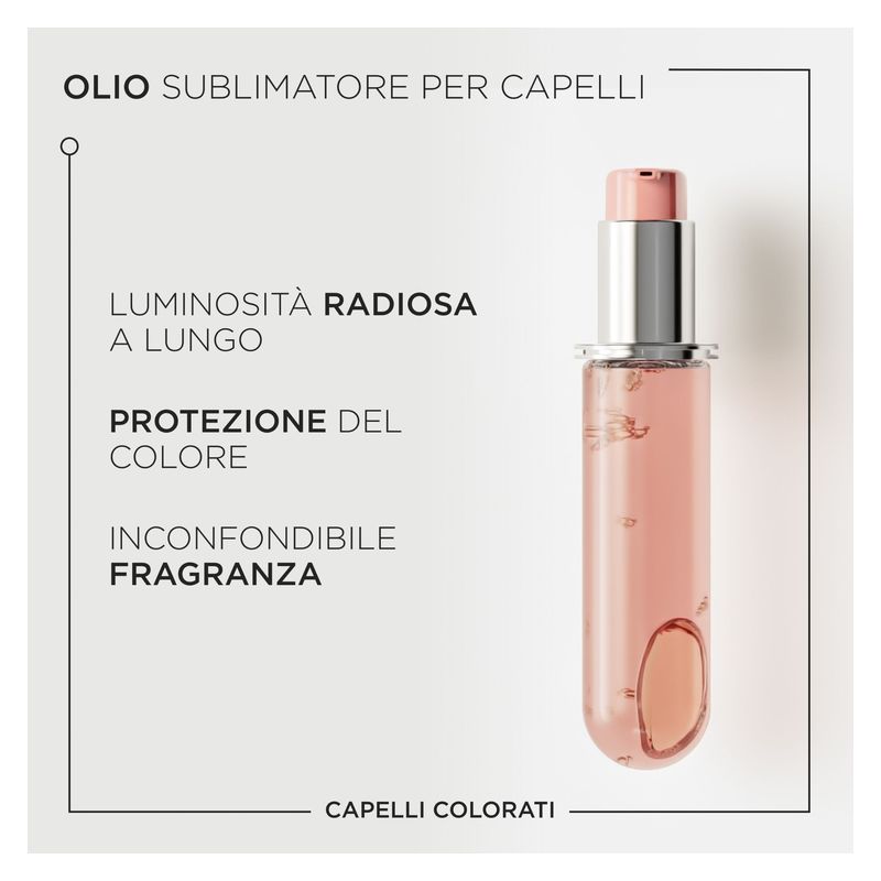 Kérastase Chroma Absolu L'Huile Chroma Éclat, Olio Capelli Colorati, Ricarica 75 ml, Trattamento Illuminante Termoprotettore Anti-crespo con Acidi