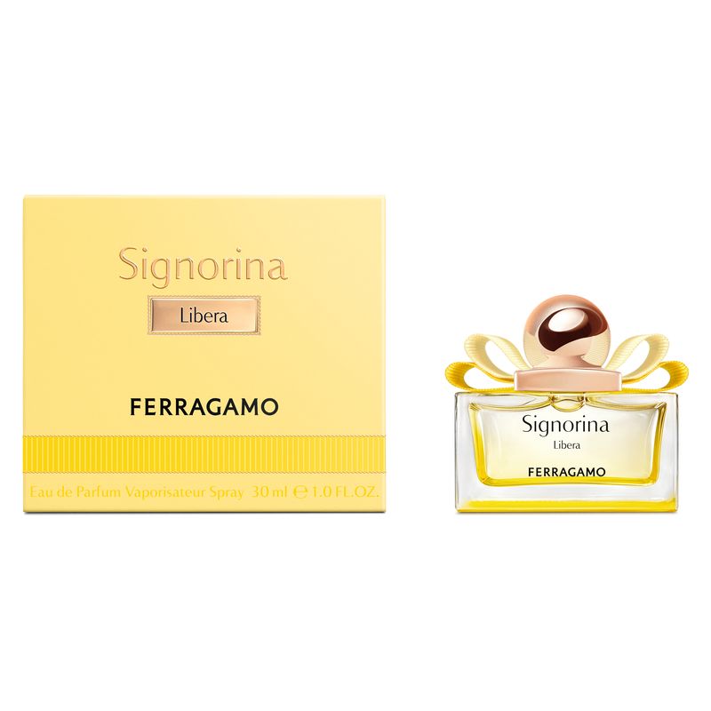 Salvatore Ferragamo Signorina Libera, Eau de Parfum Donna, 30 ml Spray, Profumo Floreale Fruttato Gourmand, Fragranza luminosa e vibrante per lei