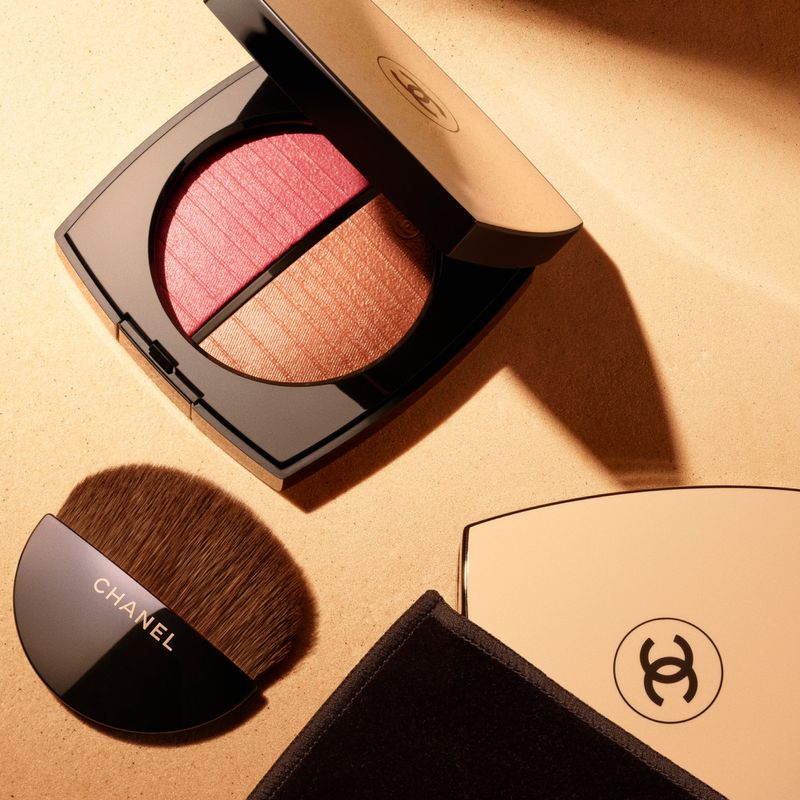 CHANEL LES BEIGES POUDRE BELLE MINE LUMIÈRE DORÉE