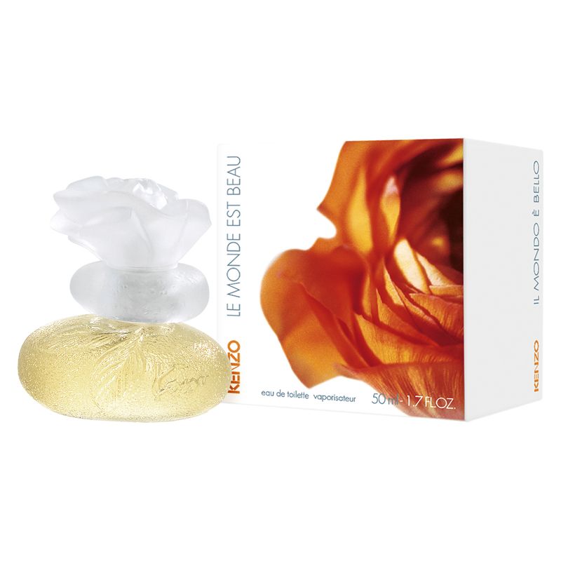 Kenzo Le Monde Est Beau, Eau de Toilette Donna, 50 ml Spray, Profumo femminile Floreale Fruttato con note di Mandarino e Fiori di Ciliegio Kenzo Le Monde Est Beau, Eau de Toilette Donna, 50 ml Spray, Profumo femminile Floreale Fruttato con note di Mandarino e Fiori di Ciliegio