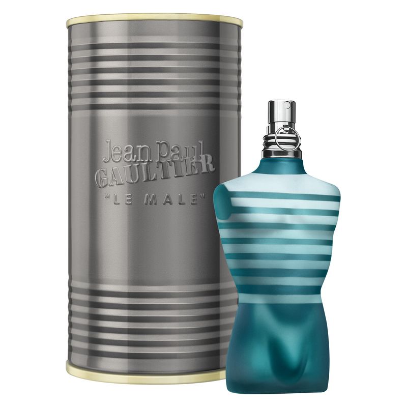 Jean Paul Gaultier Le Male, Eau de Toilette Uomo, 40 ml Spray, Profumo maschile iconico, Fragranza Ambrato Fougère con Menta, Lavanda e Vaniglia