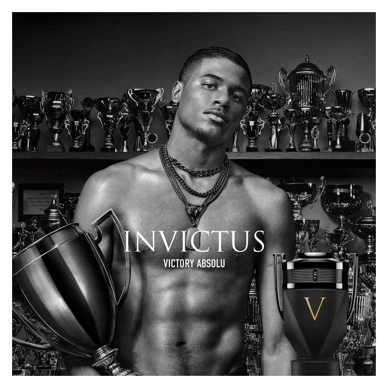 Rabanne Invictus Victory Absolu, Parfum Intense Uomo, 50 ml Spray, Fragranza maschile intensa, legnosa, speziata e ambrata, Profumo Uomo