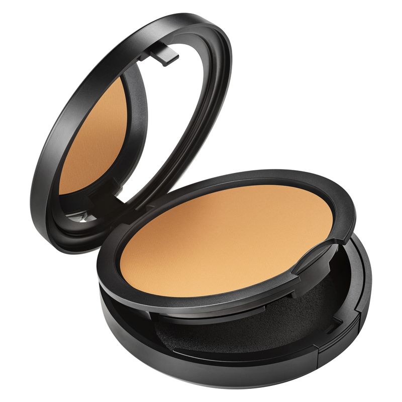 MAC Studio Fix Powder Plus Foundation, Fondotinta Cipria 2 in 1, 12 g, NC42, Lunga Tenuta 24h, Finish Matte, Coprenza Modulabile, Controlla lucidità