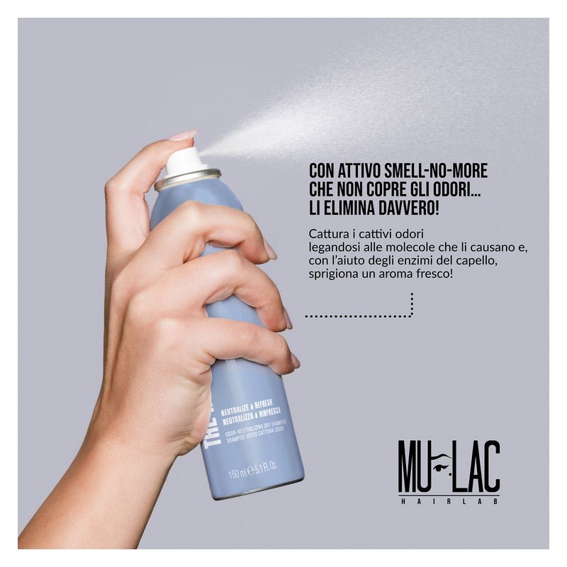 MULAC THE REFRESHER SHAMPOO SECCO CATTURA ODORI