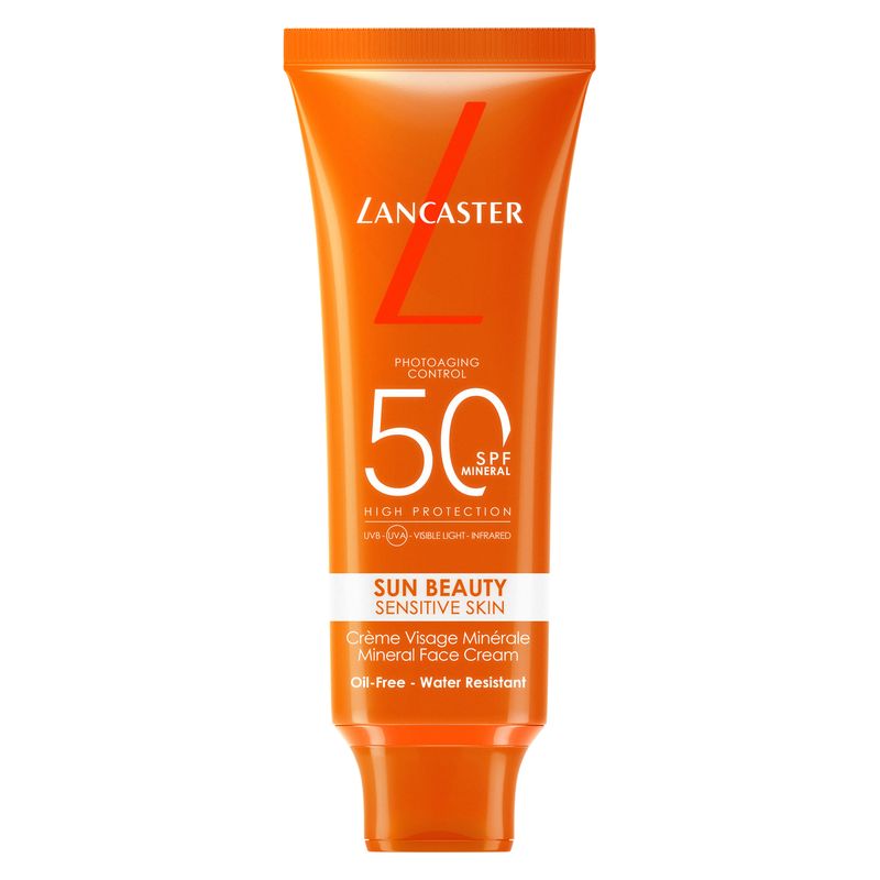 Image of Lancaster Sun Beauty Sensitive Skin Mineral Face Cream Spf 50 Mineral cod091