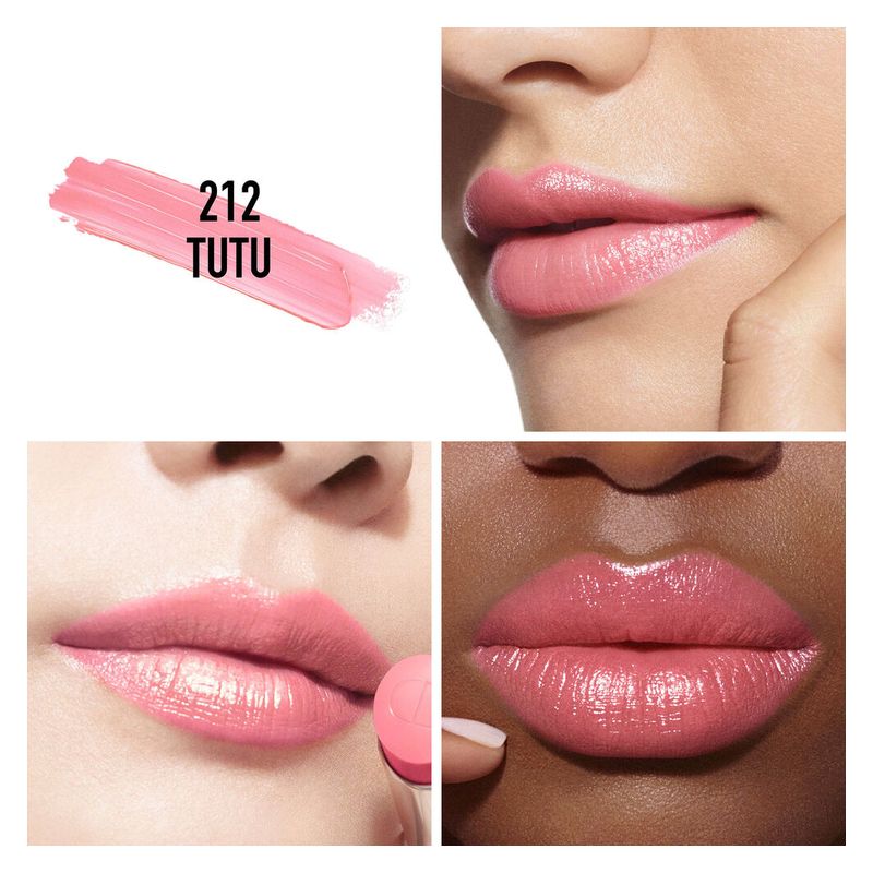 DIOR Ricarica Dior Addict, Rossetto Brillante Idratante Donna, 3.2 g, Colore 212 Tutu, 90% Ingredienti Naturali, Lunga Tenuta e Finish Brillante DIOR Ricarica Dior Addict, Rossetto Brillante Idratante Donna, 3.2 g, Colore 212 Tutu, 90% Ingredienti Naturali, Lunga Tenuta e Finish Brillante