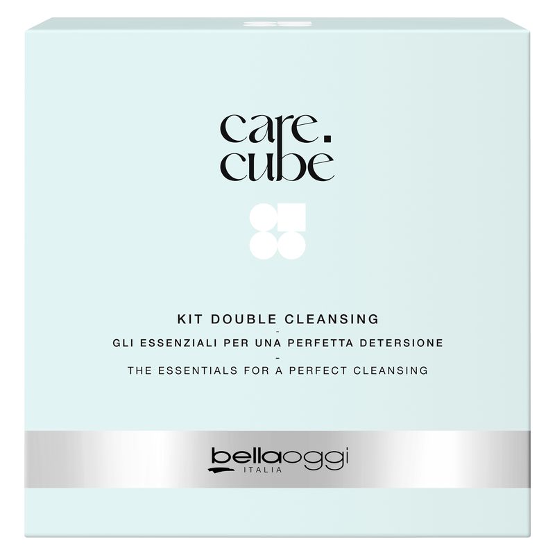 BELLAOGGI CARE CUBE KIT DOUBLE CLEANSING - GLI ESSENZIALI PER UNA PERFETTA DETERSIONE