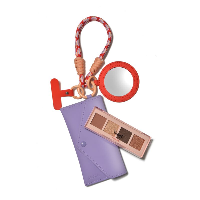 Pupa EVERYWEAR - VAMP! PALETTE 4 OMBRETTI - LACCIO DA POLSO, PHONE PATCH, SPECCHIETTO, PORTA PALETTE 