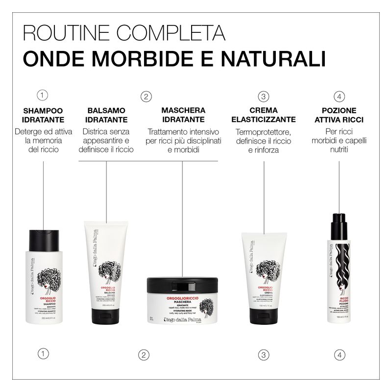 Diego dalla Palma Orgoglio Riccio Shampoo Idratante