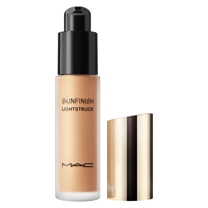 MAC Skinfinish Lightstruck Liquid Highlighter, Illuminante Viso Liquido Idratante, 15 ml, Colore DOUBLE GLEAM, Effetto Luminoso e Idratante MAC Skinfinish Lightstruck Liquid Highlighter, Illuminante Viso Liquido Idratante, 15 ml, Colore DOUBLE GLEAM, Effetto Luminoso e Idratante