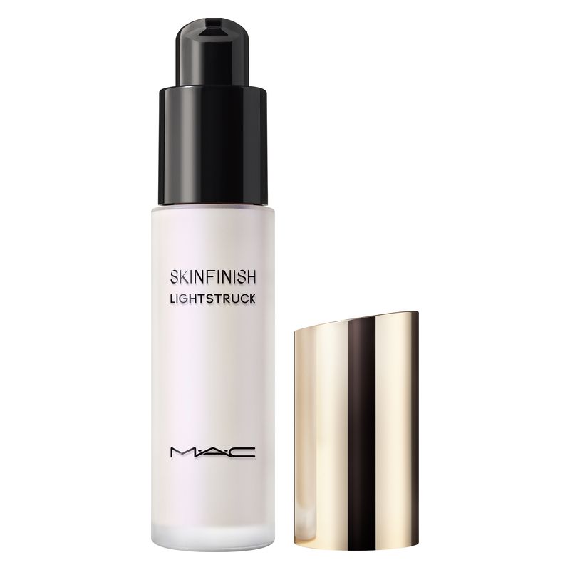 MAC Skinfinish Lightstruck Liquid Highlighter, Illuminante Liquido Donna, 15 ml, VIOLET HOLO, Idratante per un effetto Glass Skin luminoso e radioso