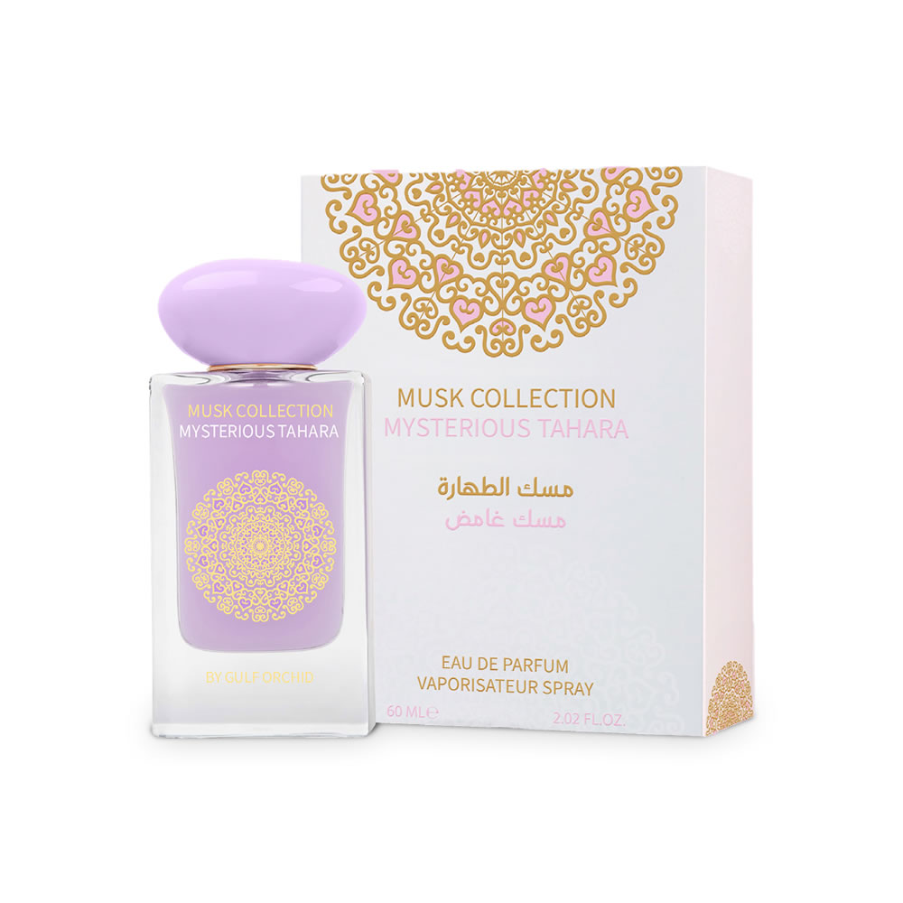 Gulf Orchid Musk Collection Mysterious Tahara, Eau de Parfum Unisex, 60 ml, Profumo Arabo Muschiato, Fragranza Floreale e Talcata a Lunga Durata Gulf Orchid Musk Collection Mysterious Tahara, Eau de Parfum Unisex, 60 ml, Profumo Arabo Muschiato, Fragranza Floreale e Talcata a Lunga Durata