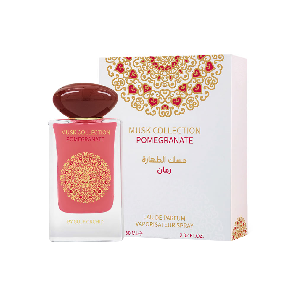 Gulf Orchid Musk Collection Pomegranate, Eau de Parfum Unisex, 60 ml Spray, Profumo Fruttato Muschiato con Note di Melograno, Gelsomino e Ambra Gulf Orchid Musk Collection Pomegranate, Eau de Parfum Unisex, 60 ml Spray, Profumo Fruttato Muschiato con Note di Melograno, Gelsomino e Ambra