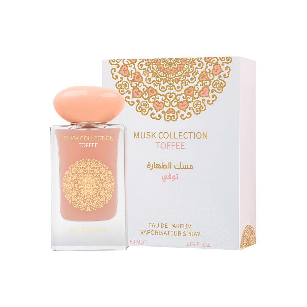 Gulf Orchid Musk Collection Toffee, Eau de Parfum Unisex, 60 ml Spray, Profumo Gourmand con Note di Cioccolato, Caramello e Vaniglia Gulf Orchid Musk Collection Toffee, Eau de Parfum Unisex, 60 ml Spray, Profumo Gourmand con Note di Cioccolato, Caramello e Vaniglia