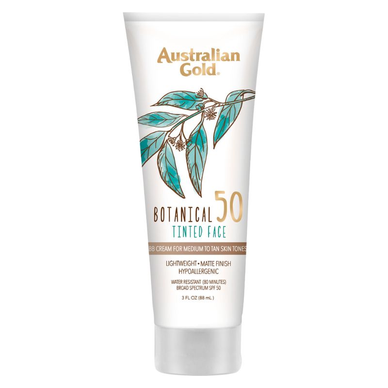 Australian Gold - BOTANICAL TINTED FACE SPF 50 BB CREAM FOR MEDIUM TO TAN Australian Gold - BOTANICAL TINTED FACE SPF 50 BB CREAM FOR MEDIUM TO TAN