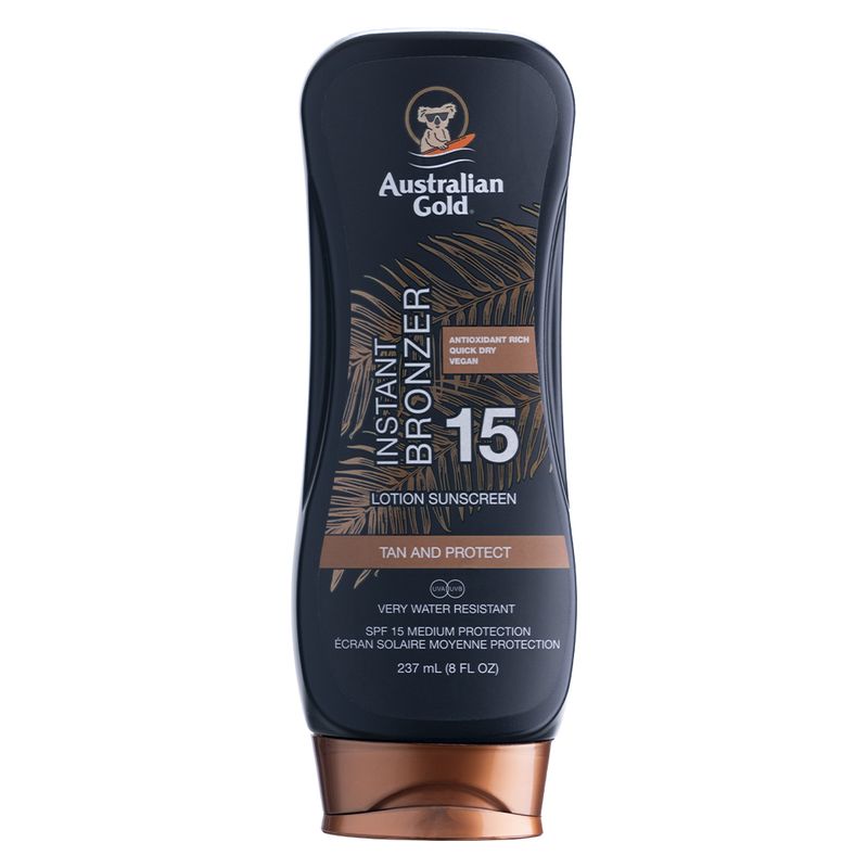 Australian Gold INSTANT BRONZER LOTION SPF 15
