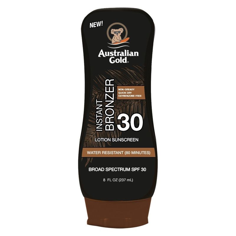 Australian Gold INSTANT BRONZER LOTION SUNSCREEN SPF 30