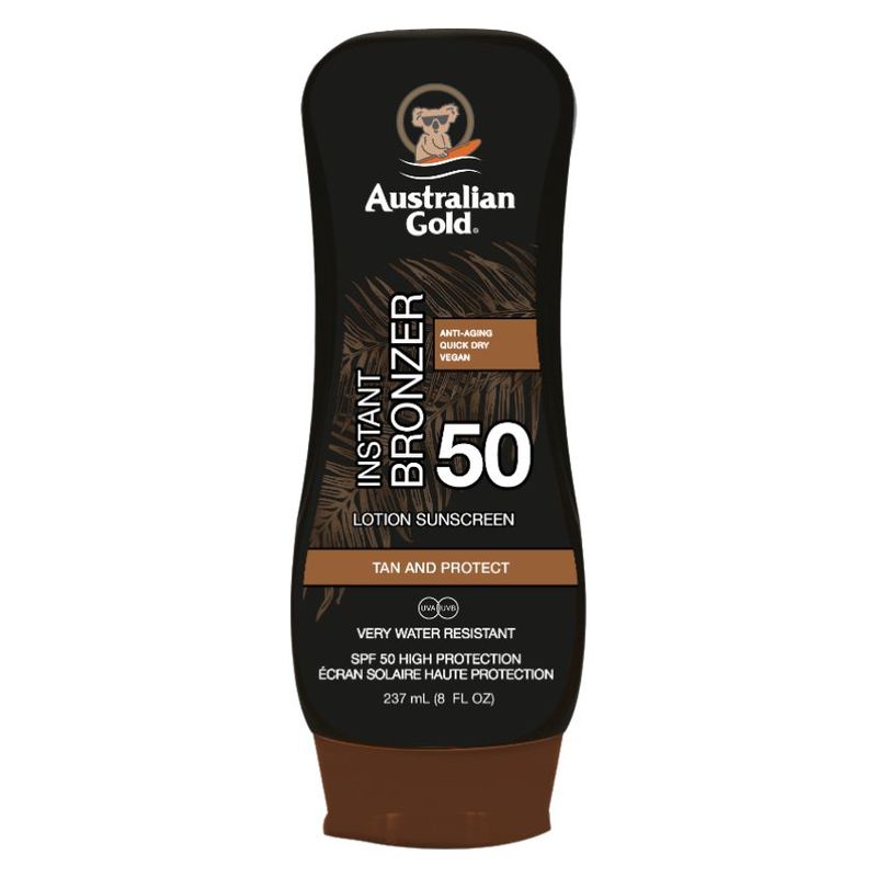 Australian Gold INSTANT BRONZER LOTION SPF 50