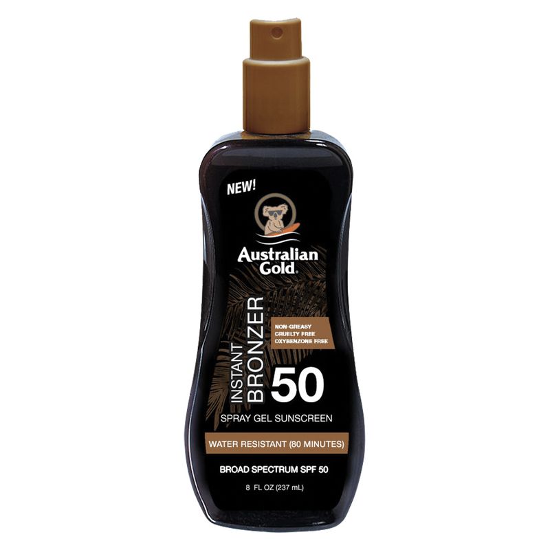 Australian Gold INSTANT BRONZER SPRAY GEL SPF 50