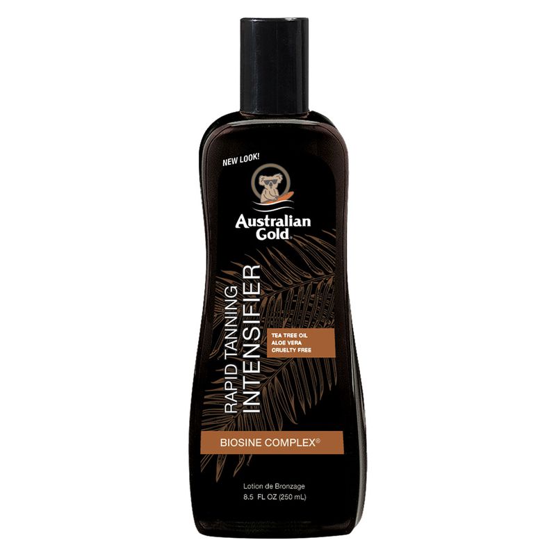Australian Gold Rapid Tanning Intensifier Spf0 d Tanning Intensifier Acceleratore d'Abbronzatura Lozione — Viso