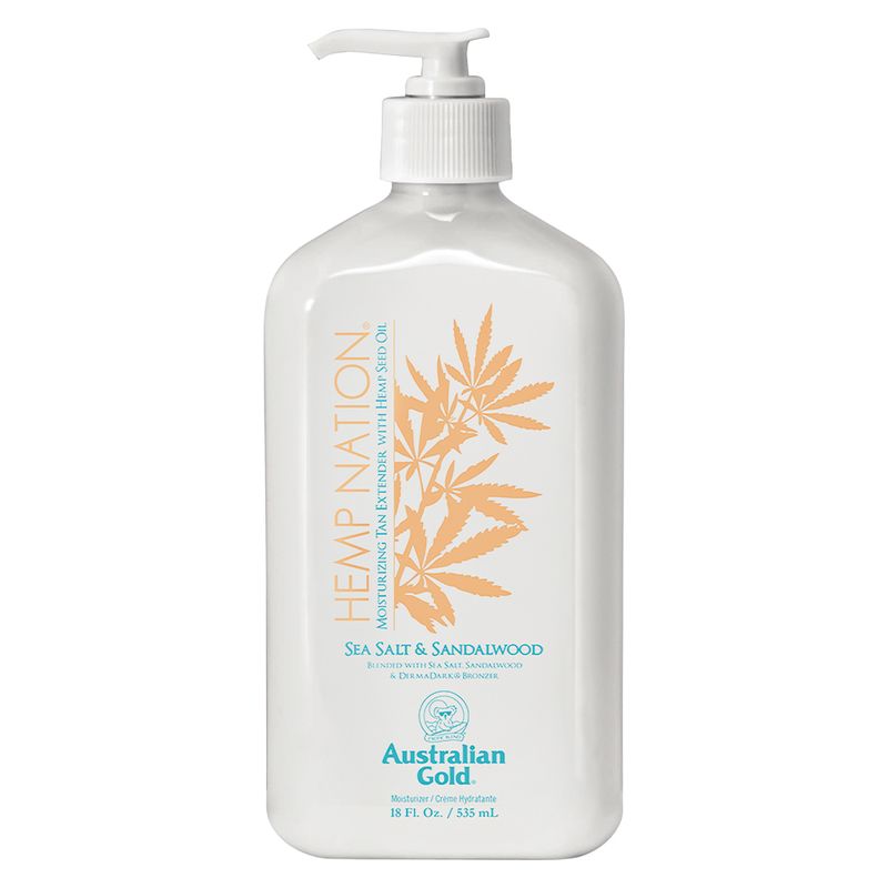Australian Gold - HEMP NATION MOISTURIZING TAN EXTENDER SEA SALT & SANDALWOOD Australian Gold - HEMP NATION MOISTURIZING TAN EXTENDER SEA SALT & SANDALWOOD