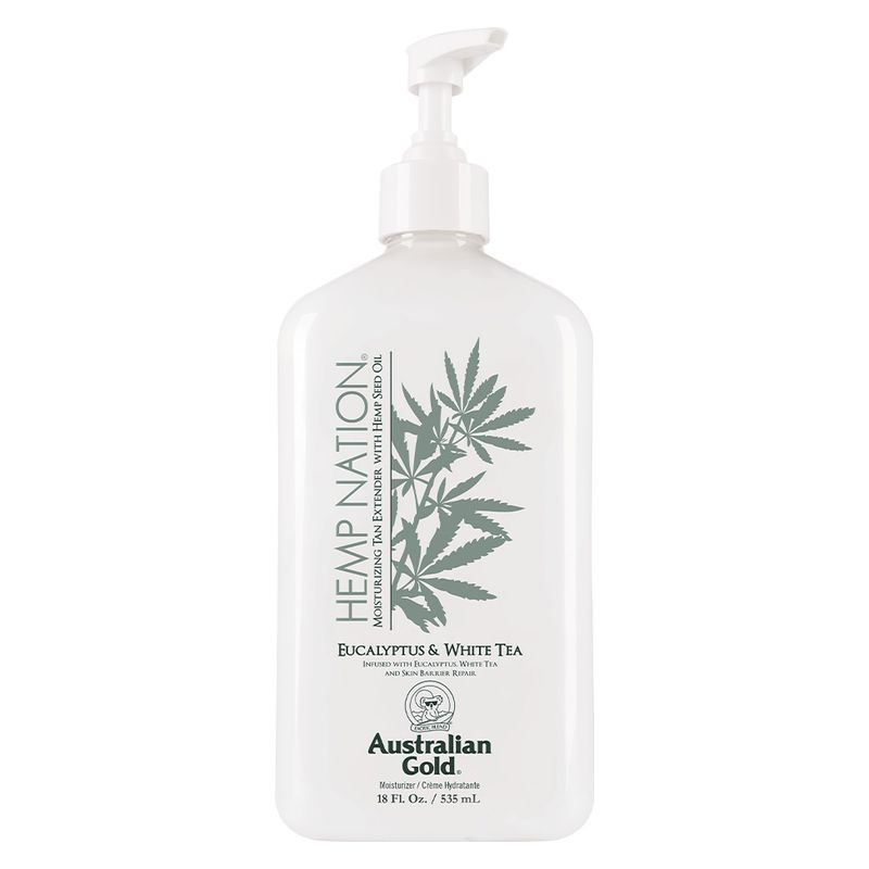 Australian Gold - HEMP NATION MOISTURIZING TAN EXTENDER EUCALYPTUS & WHITE TEA Australian Gold - HEMP NATION MOISTURIZING TAN EXTENDER EUCALYPTUS & WHITE TEA