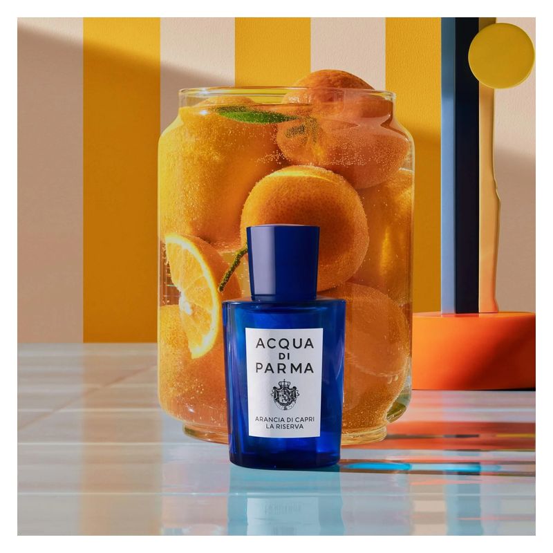 Acqua Di Parma Blu Mediterraneo Arancia Di Capri La Riserva, Eau de Parfum Unisex, 180 ml Spray, Profumo Agrumato Aromatico per Uomo e Donna