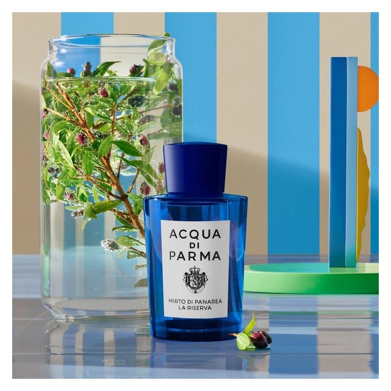 Acqua Di Parma Blu Mediterraneo Mirto Di Panarea La Riserva, Eau de Parfum Unisex, 180 ml Spray, Profumo aromatico agrumato intenso
