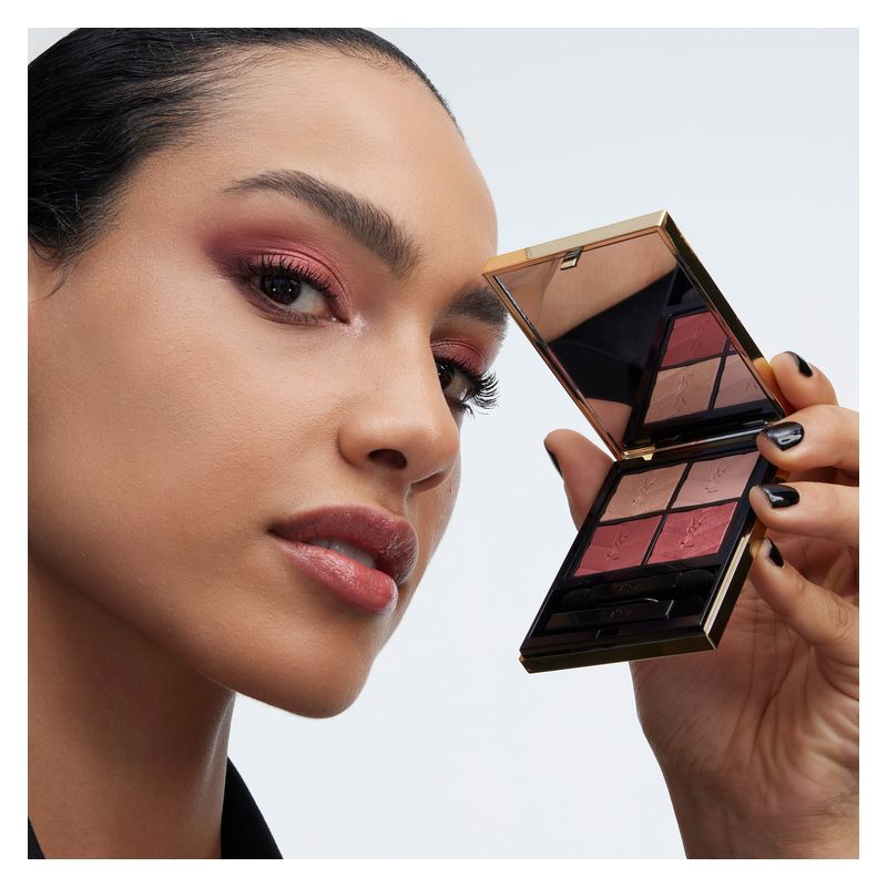 Yves Saint Laurent Couture Mini Clutch, Palette Ombretti Occhi, 820 Majestic Riad, 4g, Lunga Tenuta con Finish Multipli, Make-Up di Lusso