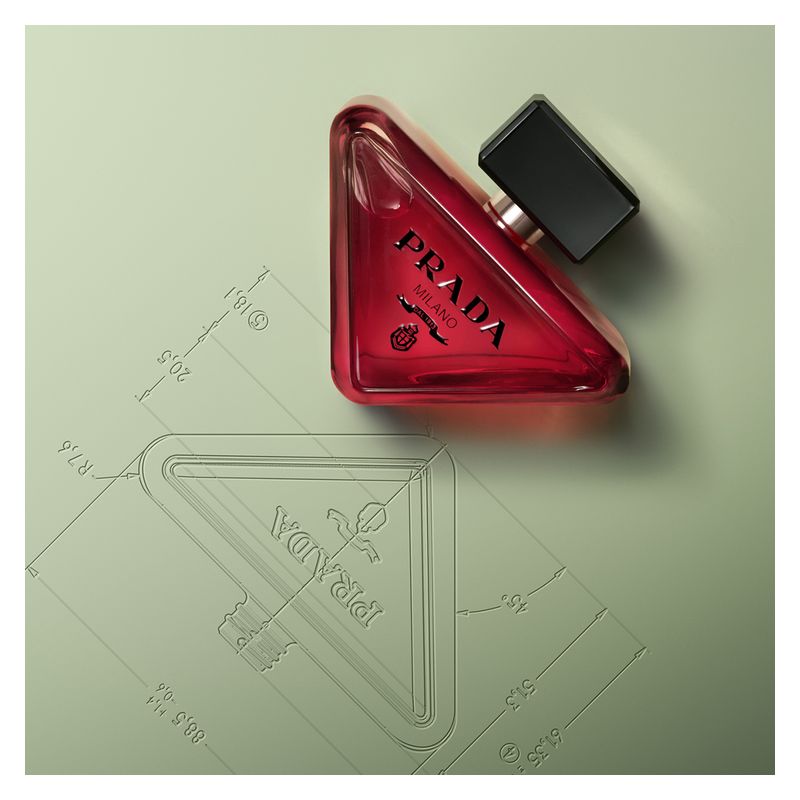 Prada Paradoxe Radical Essence, Parfum Donna, 90 ml Spray Ricaricabile, Profumo Floreale Ambrato Gourmand con Note di Pistacchio Salato e Sandalo