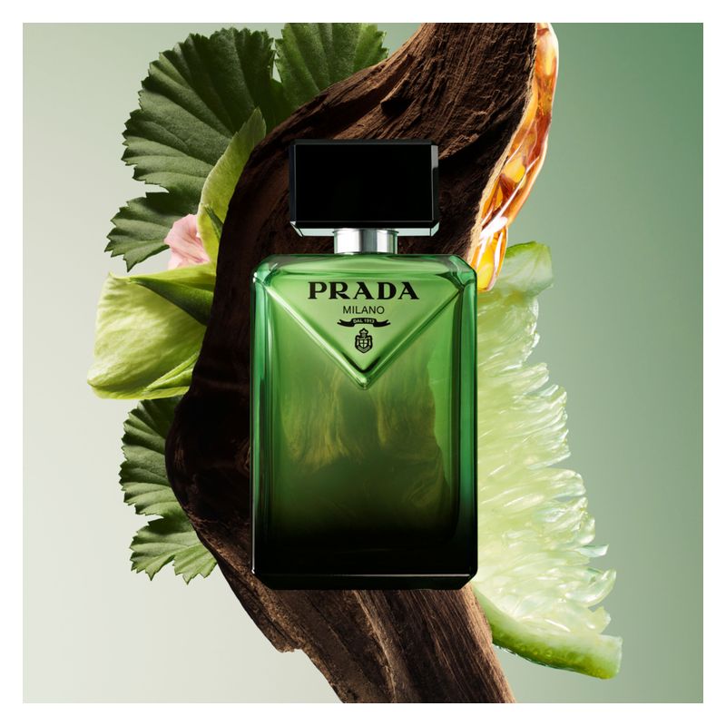 Prada Paradigme, Eau de Parfum Uomo, 100 ml Spray Ricaricabile, Profumo Maschile Ambrato Legnoso, Idea Regalo