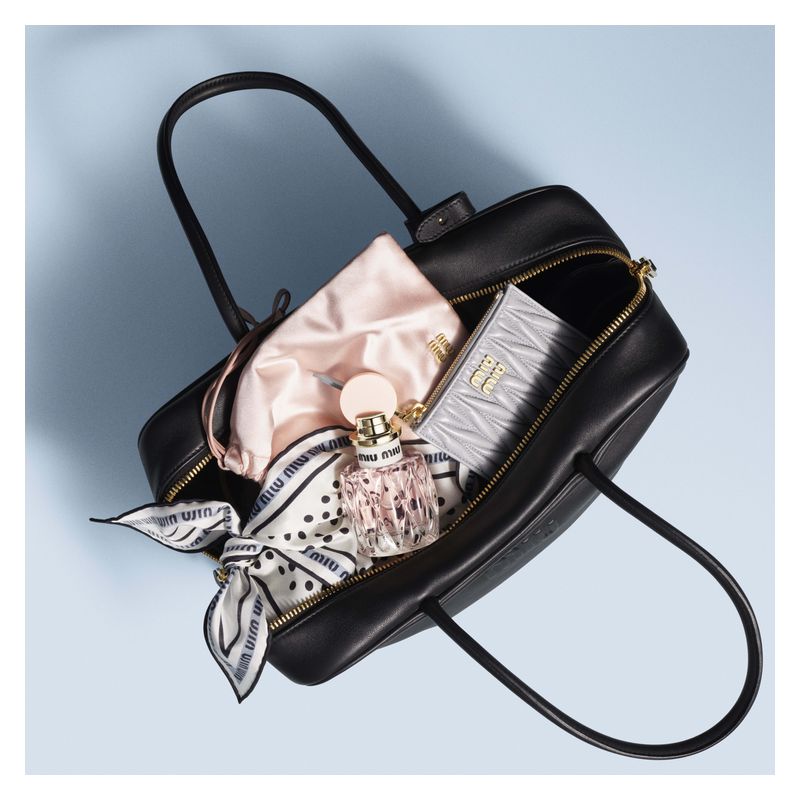 Miu Miu L'Eau Rosée, Eau de Toilette Donna, 100 ml Spray, Profumo Floreale Chypre con Mughetto e Muschio Bianco, Fragranza Fresca e Raffinata