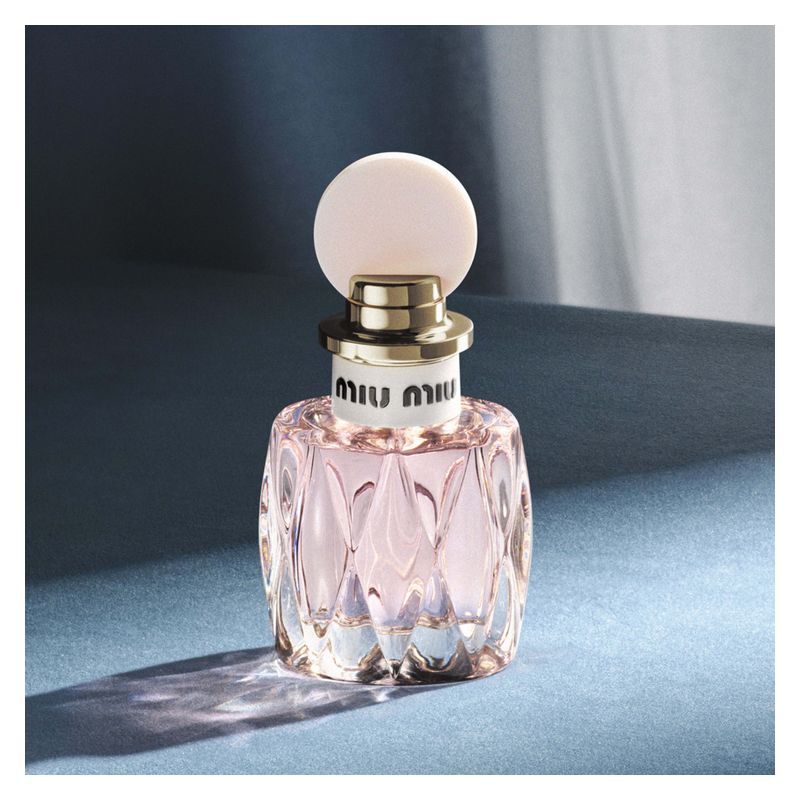 Miu Miu L'Eau Rosée, Eau de Toilette Donna, 100 ml Spray, Profumo Floreale Chypre con Mughetto e Muschio Bianco, Fragranza Fresca e Raffinata