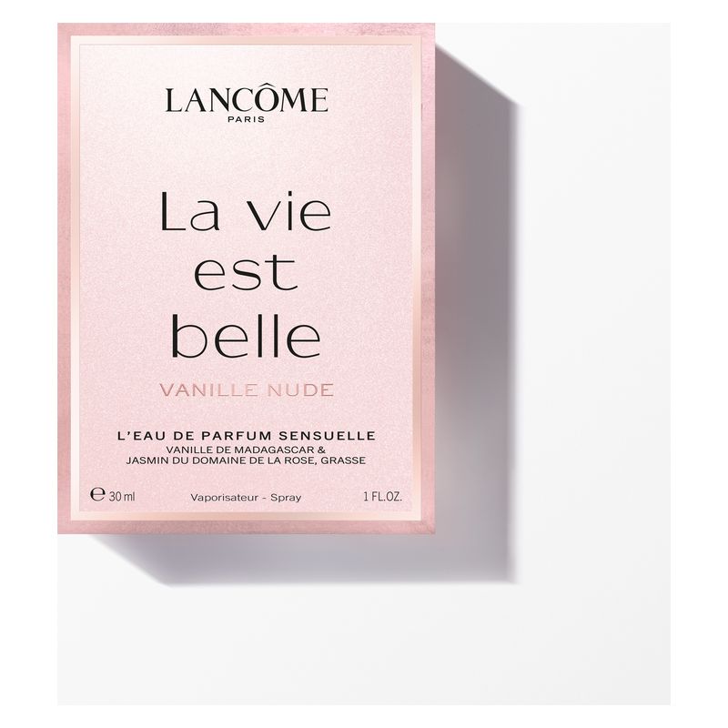 Lancome La Vie Est Belle Vanille Nude, Eau de Parfum Sensuelle Donna, 30 ml Spray, Profumo Vanigliato Muschiato con Gelsomino Solare