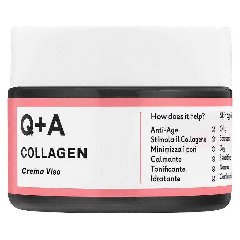 Q+A Q+A Crema Viso Collagen 50 g