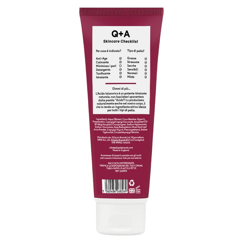 Q+A DETERGENTE IDRATANTE HYALURONIC ACID