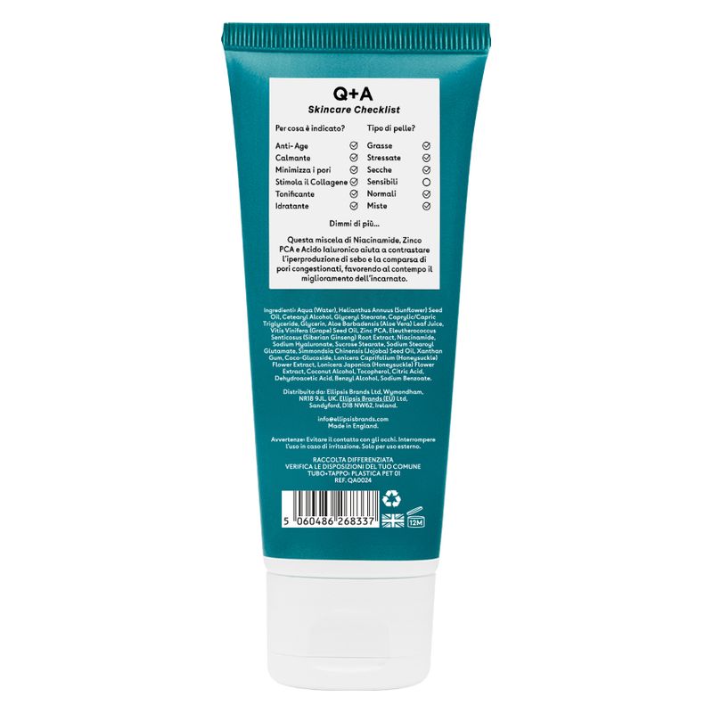 Q+A IDRATANTE QUOTIDIANO ZINC PCA