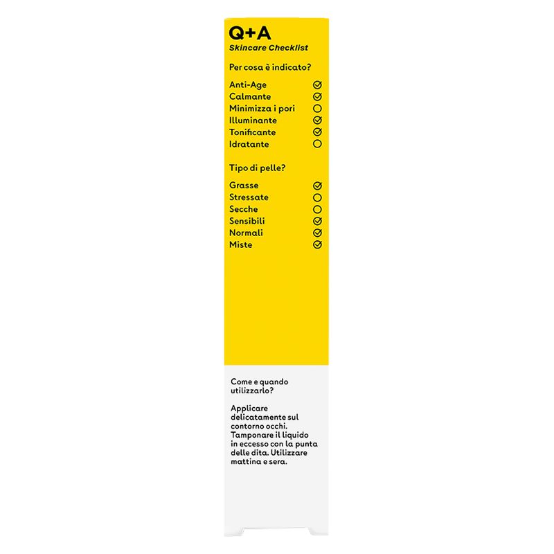 Q+A - CAFFEINE SIERO OCCHI Q+A - CAFFEINE SIERO OCCHI