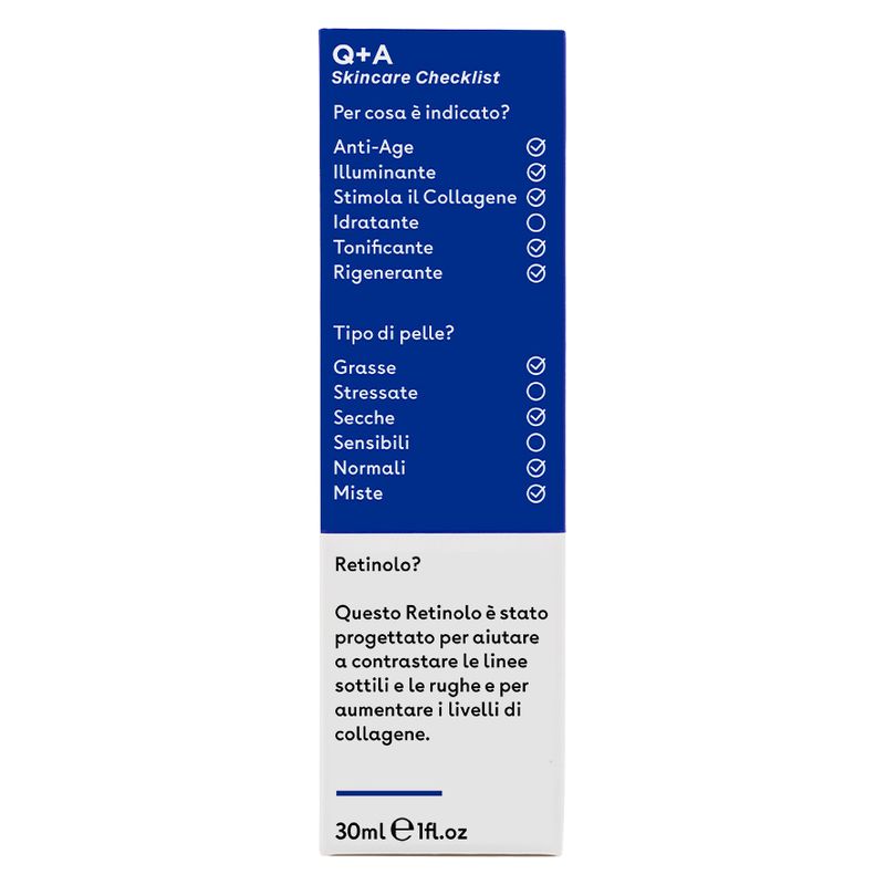 Q+A SIERO VISO RETINOL