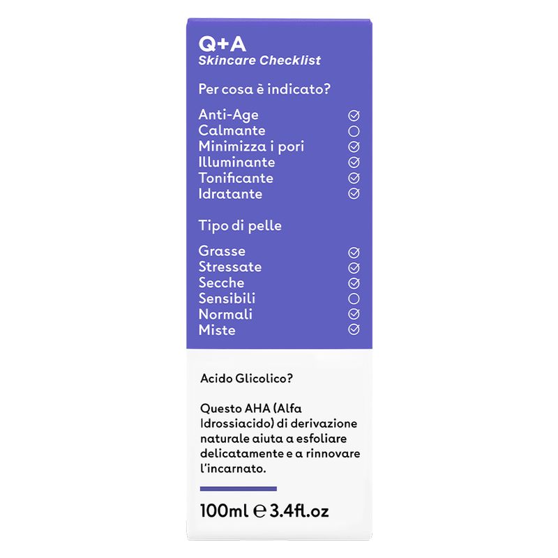 Q+A TONICO QUOTIDIANO GLYCOLIC ACID