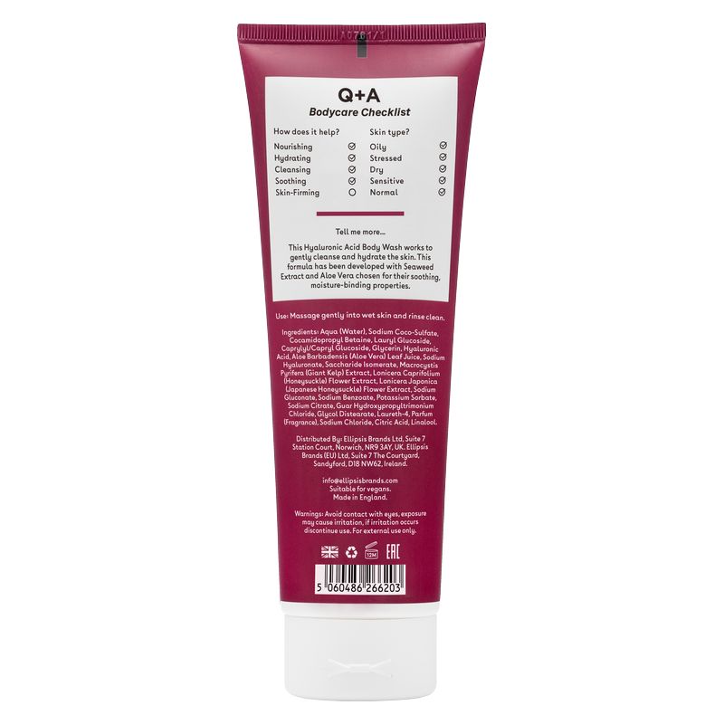 Q+A HYALURONIC ACID BODY WASH