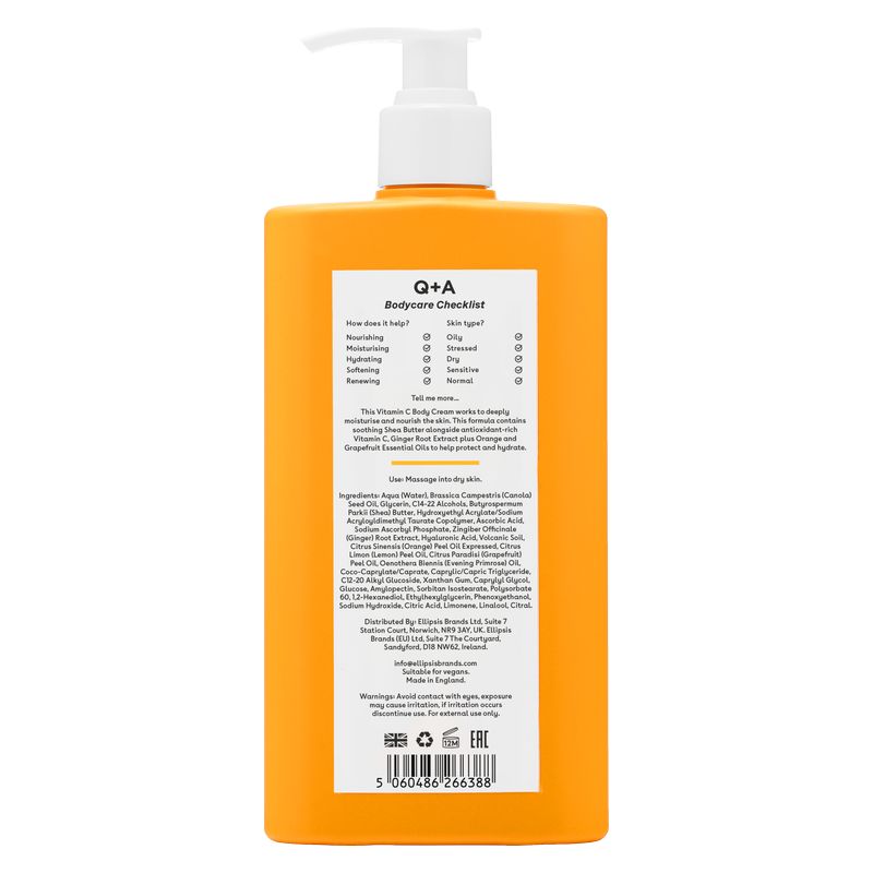 Q+A BODY CREAM VITAMIN C