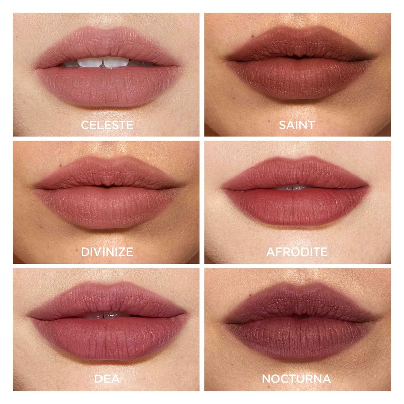 NABLA Beyond Blurry Lipstick, Rossetto Effetto Soft-Focus, Colore Celeste, 3.2 g, Finish Matte Vellutato, Rossetto Nude Rosato a Lunga Tenuta NABLA Beyond Blurry Lipstick, Rossetto Effetto Soft-Focus, Colore Celeste, 3.2 g, Finish Matte Vellutato, Rossetto Nude Rosato a Lunga Tenuta