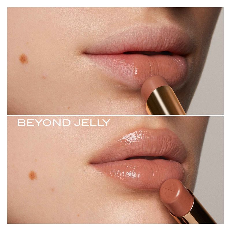 NABLA Beyond Jelly Lipstick, Rossetto Idratante Donna, 3.2 g, Lunar, Effetto Rimpolpante e Finish Glassato, Balsamo Labbra Colorato, Make-up Vegano