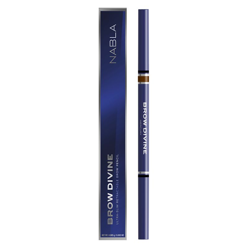 NABLA Brow Divine, Matita Sopracciglia Automatica, Mercury, 0.085 g, Lunga Tenuta, Alta Precisione per Definizione e Riempimento, Effetto Naturale NABLA Brow Divine, Matita Sopracciglia Automatica, Mercury, 0.085 g, Lunga Tenuta, Alta Precisione per Definizione e Riempimento, Effetto Naturale