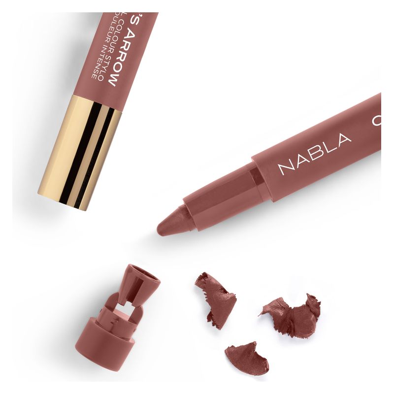 NABLA Cupid's Arrow Full Color Stylo, Matita Occhi Multi-Uso Lunga Tenuta, #14 Pecan 0.8 g, Texture Cremosa e Sfumabile con Temperino Integrato