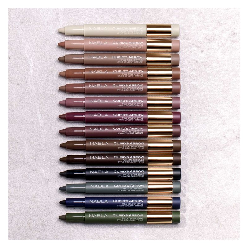 NABLA Cupid’s Arrow Full Color Stylo, Matita Occhi Multi-uso Lunga Tenuta, #6 Midnight Blue, 0.8 g, Matita Eyeliner e Ombretto Cremoso