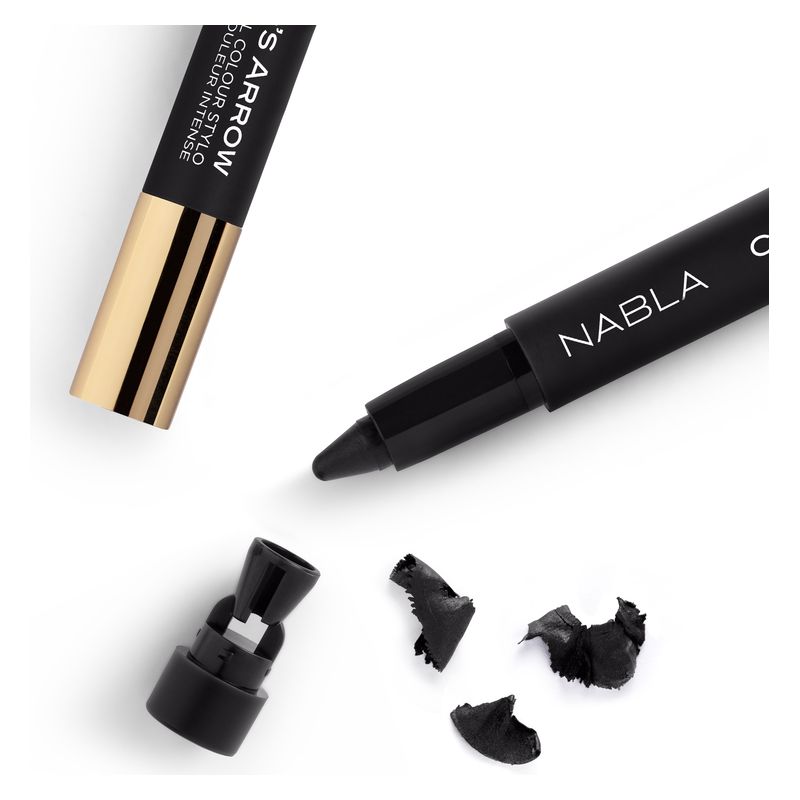 NABLA Cupid's Arrow Full Color Stylo, Matita Occhi Lunga Tenuta, #4 Black, 0.8 g, Stylo multi-funzione per eyeliner, ombretto e base trucco