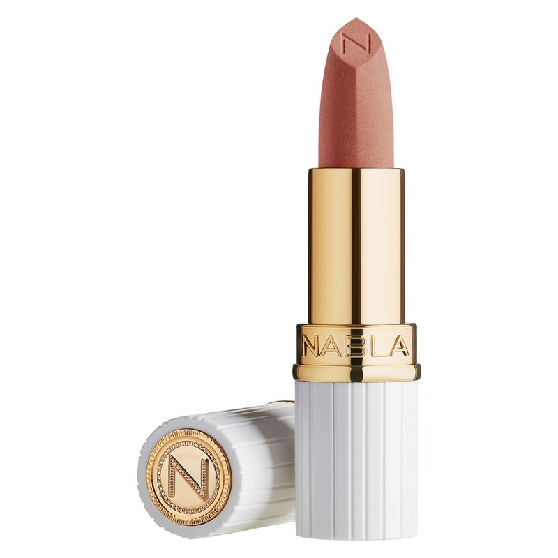 NABLA Matte Pleasure Lipstick, Rossetto Opaco Donna, 3.5 g, Colore GLAM ON, Lunga Tenuta, Finish Vellutato per Labbra Morbide e Colore Intenso NABLA Matte Pleasure Lipstick, Rossetto Opaco Donna, 3.5 g, Colore GLAM ON, Lunga Tenuta, Finish Vellutato per Labbra Morbide e Colore Intenso